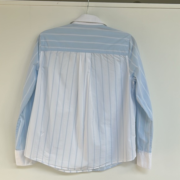 Banana Republic stripe shirt  | blue white - Picture 2 of 6